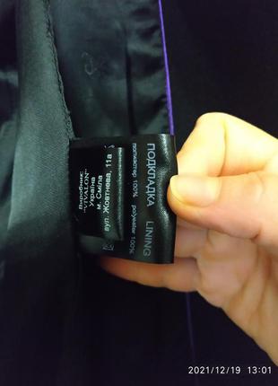 Пальто шерстяне vivalon чорне 5