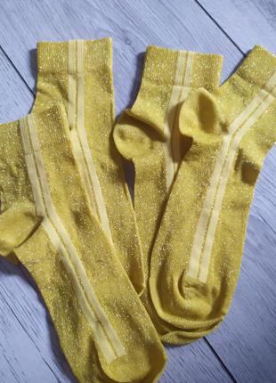 Носки с люрексом большого размера, носки блестящие, носки спортивные