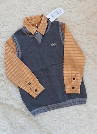 Сорочка і безрукавка набір для хлопчика