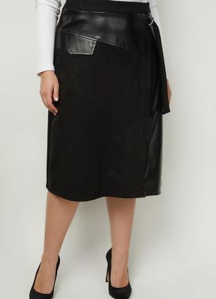 Черная юбка хлоя  рр 50-60