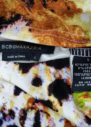 Платье bcbg max azria с ярким принтом и завязками2 фото