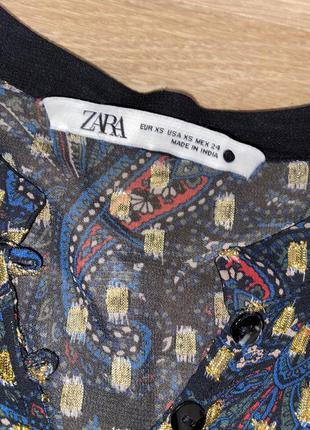 Свободная блузка zara, кофточка женская3 фото