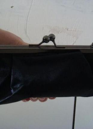 Клатч-редикюль-сумочка черная. акция 4=5