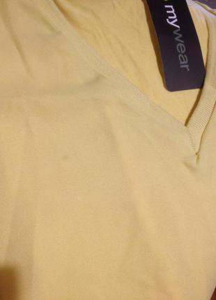 Блуза из креп-шифона с майкой из вискозы, финляндия, 2 цвета5 фото
