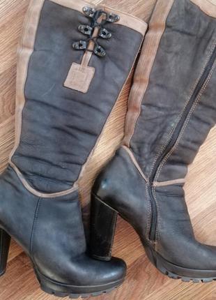 Зимові шкіряні чоботи. marco. польща