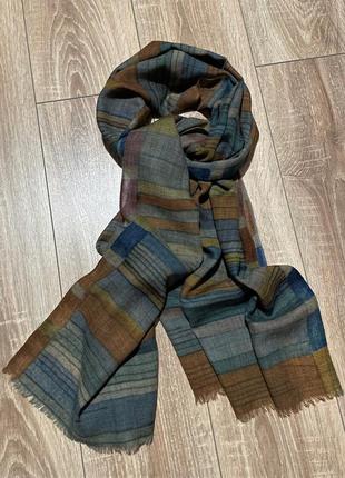 Женский брендовый легкий шерстяной шарф палантин fata morgana10 фото