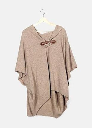 Massimo dutti,пончо кейп шерсть, шерсть яка как новый