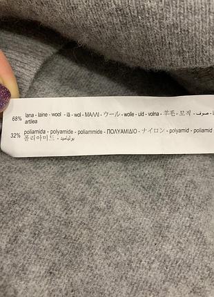 Стильний вовняний светр zara 5