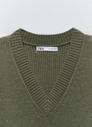 Трикотажное платье zara2 фото