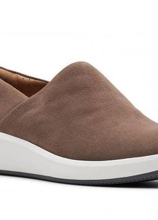 Р. 40, 41 clarks женские кожаные слипоны   оригинал
