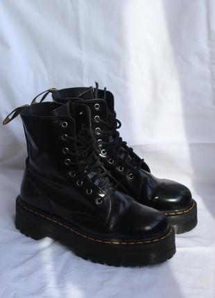 Черевики dr. martens jadon smooth black polished