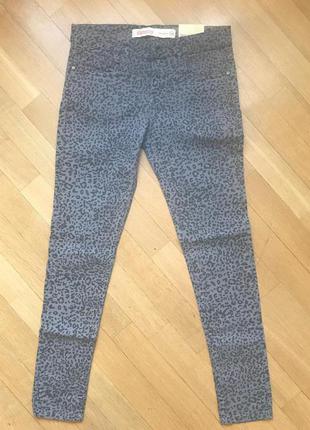 Skinny next  grey animal print 12r