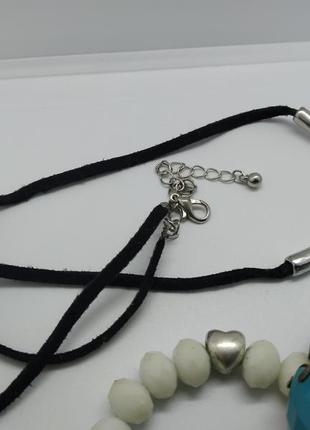 Два браслета стекло пластик 2