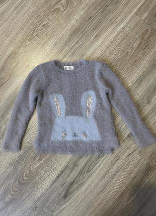 Свитер травка на девочку