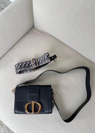 30 montaigne bag женская брендовая черная стильная сумочка известный бренд жіноча елегантна чорна сумка3 фото