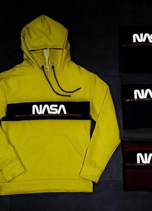 Худі з принтом nasa, рефлектив, знижка ❤️