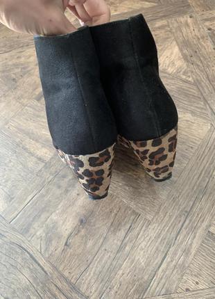 Туфли со шнуровкой, босоножки с открытым пальцем на леопардовой танкетке, размер 384 фото