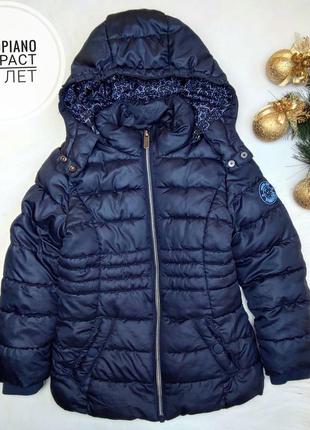 Утепленая куртка з капюшоном, євро зима