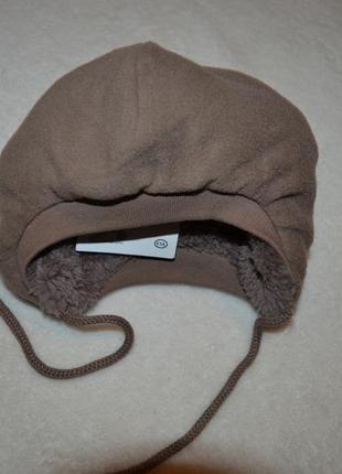 Теплая, уютная шапочка для новорожденных, рост 62 см.5 фото