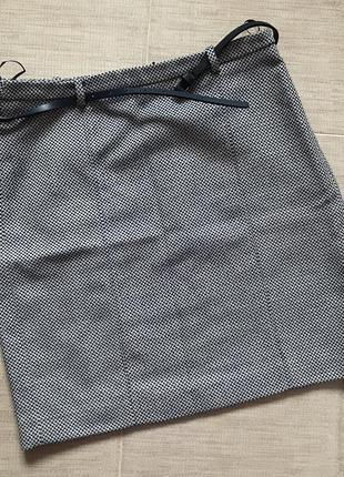 Стильная юбка, на подкладке, с поясом, еsprit. германия. 36 евро