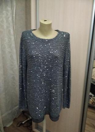 Кофта, туника блестящая на новый год