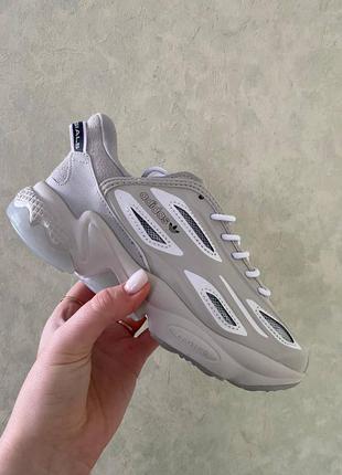 Женские кроссовки  adidas ozweego celox gray