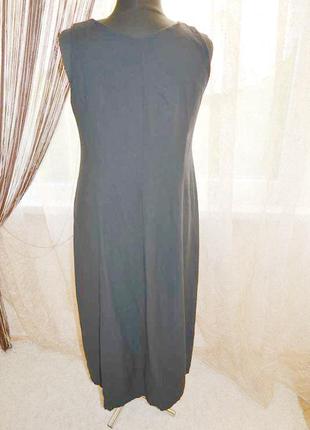 Теплое натуральное длинное платье, сарафан, вискоза, шерсть, laura ashley2 фото