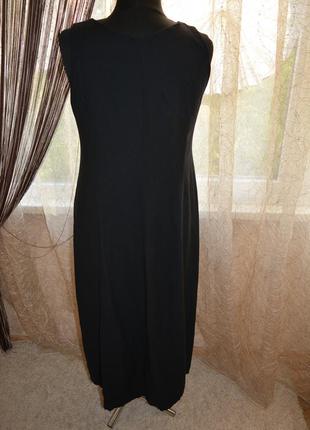 Теплое натуральное длинное платье, сарафан, вискоза, шерсть, laura ashley4 фото
