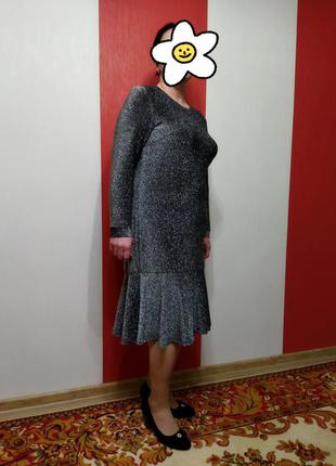 Сукня жіноча сукня люрексовое чорне розмір 50