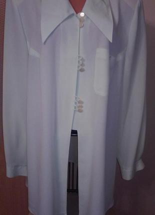 Кардиган-блузон нежно-салатового цвета