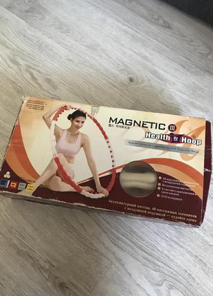 Обруч массажный health hoop 1,2 кг magnetic iii