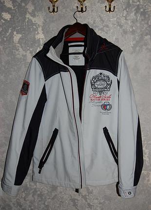 Преміум куртка c капюшоном софтшелл tom tailor маster series monte carlo l3 фото