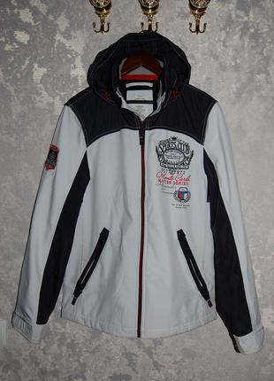 Преміум куртка c капюшоном софтшелл tom tailor маster series monte carlo l