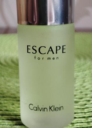 Calvin klein escape, edt, сплеш, 15 мл, оригинал!1 фото