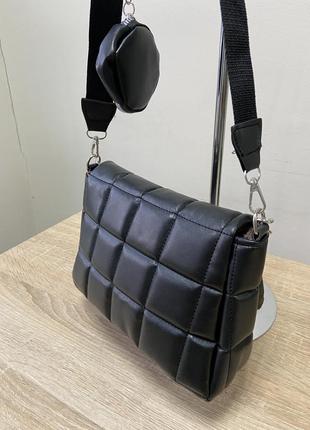 Сумка класична крос боди женская сумочка 👜3 фото