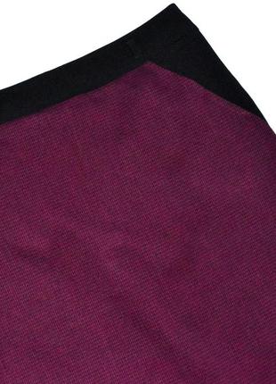Papaya бордовая миди юбка карандаш в мелкий принт. л.12. 406 фото