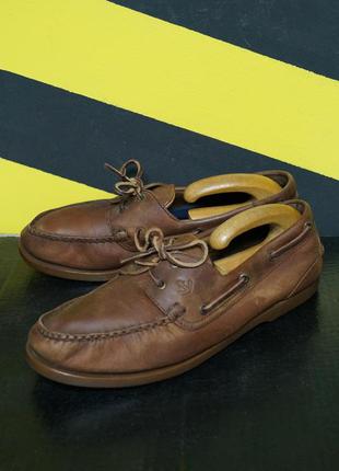 Шкіряні топсайдеры від chatham