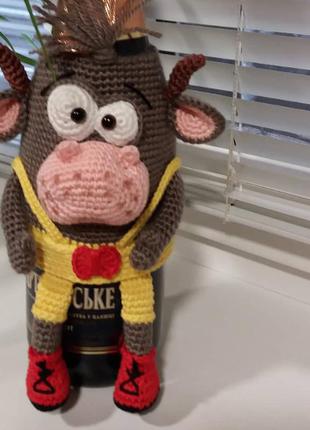 Бычёк чехол на бутылку набор 2 шт.