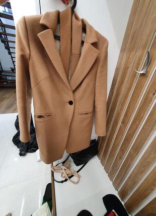 Пальто из шерсти альпаки италия хс1 фото