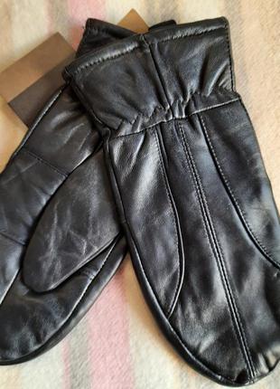 Рукавицы кожа