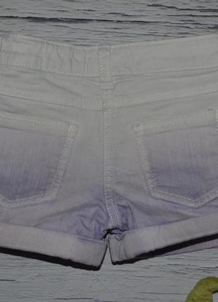 4 года 104 см фирменные крутые яркие джинсовые шорты шортики next некст градиент3 фото