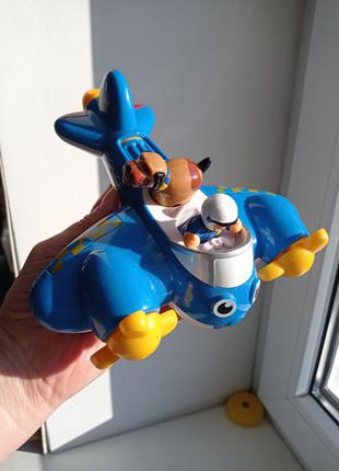Развивающая игрушка wow toys полицейский самолет пит
