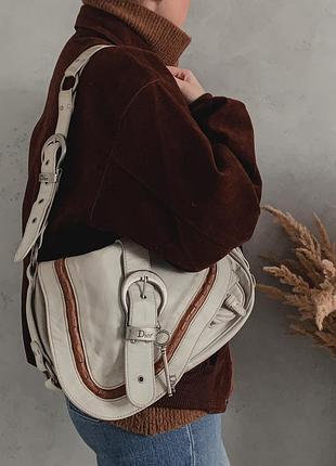 Cristian dior gaucho saddle bag