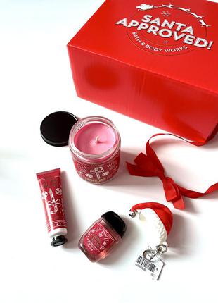 Новогодний подарочный набор bath&body works4 фото