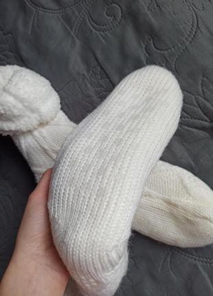 Шкарпетки новорічні, шкарпетки теплі, в'язання пов'язані шкарпетки3 фото