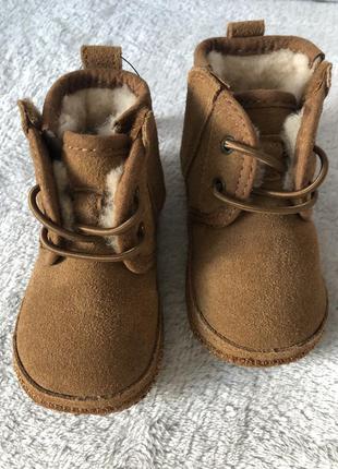 Ботинки пинетки угги uggs 6 -12 мес3 фото