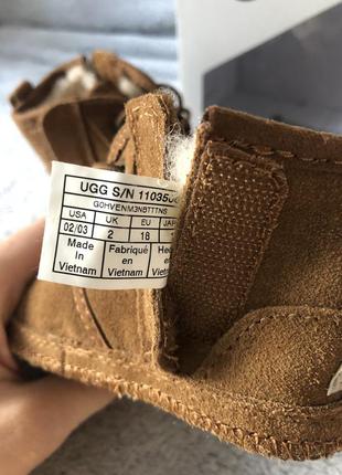 Ботинки пинетки угги uggs 6 -12 мес4 фото