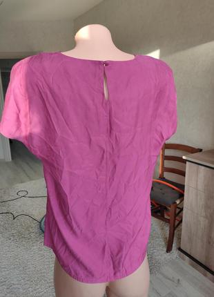 💯 натуральний шовк шелк блуза 🔥❤️. шовково_віскозна класична блуза без нюансів 💥🌹2 фото
