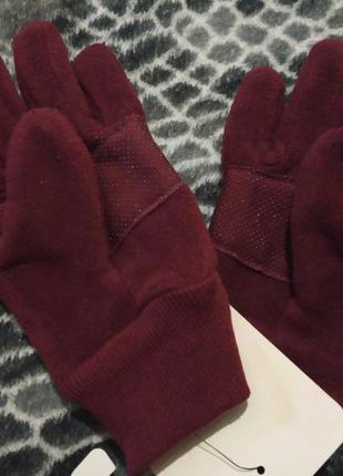 Теплі антиковзні рукавички на флісі від tchibo німеччина , розмір на ріст 134-1524 фото