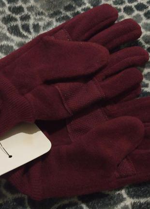 Теплі антиковзні рукавички на флісі від tchibo німеччина , розмір на ріст 134-1526 фото